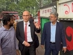 Volker Türk, director of the Office of the United Nations High Commissioner for Human Rights, during his visit to Bangladesh in 2024.