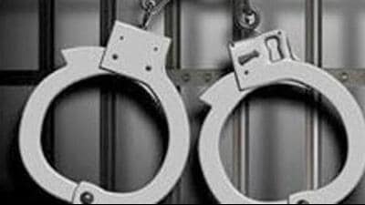 All five accused were produced before a local court on Sunday. (HT)