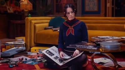 Emily Hampshire plays the AI program E.D.I.T.H in VisionQuest. Emily Hampshire plays the AI program E.D.I.T.H in VisionQuest.