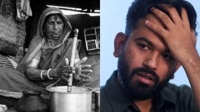 Savitribai was suffering from age-related ailments and had been unwell for over a month. (Photos Credit: @abhijeetdipke/Instagram (L); Reuters) Savitribai was suffering from age-related ailments and had been unwell for over a month. (Photos Credit: @abhijeetdipke/Instagram (L); Reuters)