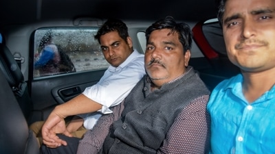 The court convicted Tahir Hussain under sections 147 and 109 of the Indian Penal Code (IPC), relating to rioting and abetment, and said the matter would be heard separately on October 16. (File Photo/PTI) The court convicted Tahir Hussain under sections 147 and 109 of the Indian Penal Code (IPC), relating to rioting and abetment, and said the matter would be heard separately on October 16. (File Photo/PTI)
