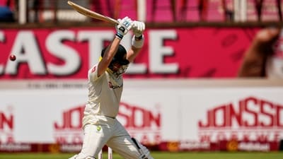 Australia's Nic Maddinson is bowled on day one of the first cricket Test match between South Africa and Australia, in Durban. (AP Photo/Themba Hadebe) Australia's Nic Maddinson is bowled on day one of the first cricket Test match between South Africa and Australia, in Durban. (AP Photo/Themba Hadebe)