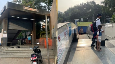 Interchange facilities are also now available at the affected stations. Images from the Rajiv Chowk and Janpath metro station in Delhi. (Gargi Shukla/HT Photo) Interchange facilities are also now available at the affected stations. Images from the Rajiv Chowk and Janpath metro station in Delhi. (Gargi Shukla/HT Photo)