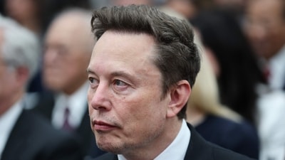 Elon Musk has repeatedly taken aim at Ambani this week. (Getty Images via AFP) Elon Musk has repeatedly taken aim at Ambani this week. (Getty Images via AFP)