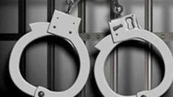 All five accused were produced before a local court on Sunday. (HT)