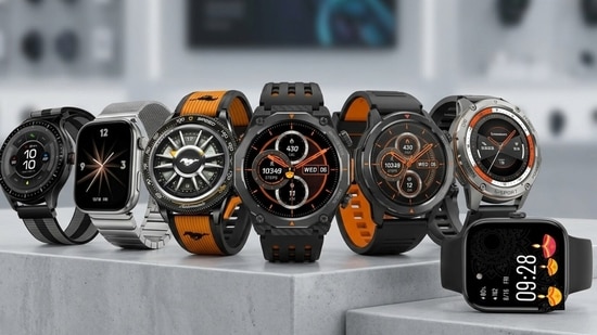 Best smartwatches to buy in India under ₹10,000. (HT)