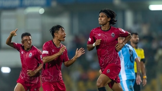Churchill Brothers' Gaurav Bora scored the historic 1st ISL Goal. (ISL)