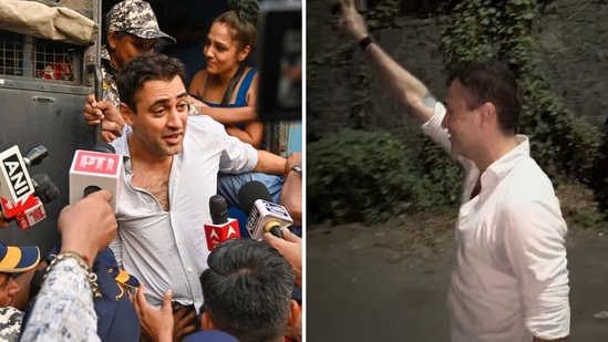 Imran Khan was detained briefly in Mumbai after participating in the anti-CEC protest on Saturday.