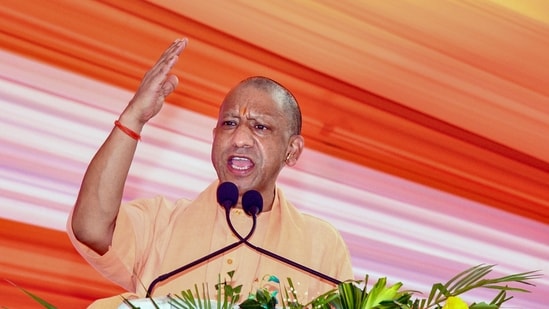 Uttar Pradesh Chief Minister Yogi Adityanath highlights women’s participation in entrepreneurship and the workforce on the first day of Sharadiya Navratri. (PTI)