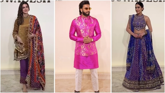 From Shanaya Kapoor to Rashmika Mandanna, stars serve festive fashion inspiration. (Instagram)