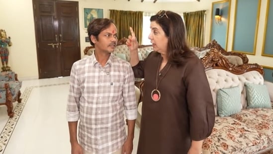 Dilip has become a permanent fixture in Farah Khan's vlogs.