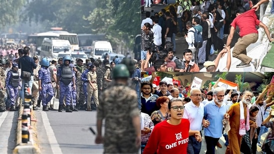 Police said that 7,000 people were detained in Delhi amid CJP's Jantar Mantar protest on Saturday.