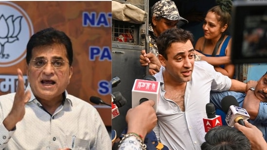 Kirit Somaiya also demanded Khan’s immediate deportation. ( )