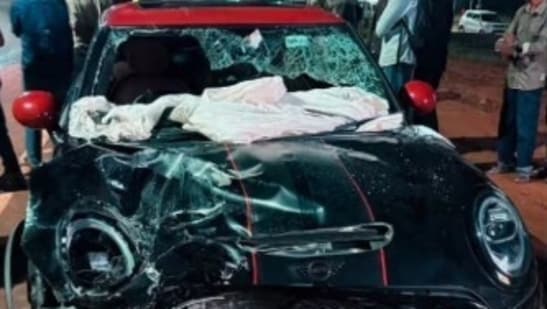 The Mini Cooper was allegedly driven by a 19-year-old. (HT)