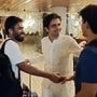 Mumbai, Oct 10 (ANI): Cockroach Janta Party (CJP) Founder Abhijeet Dipke interacts with party National Spokesperson Ashutosh Ranka and NCP-SCP spokesperson Anish Gawande as they leave for Delhi ahead of the protest at Jantar Mantar, in Mumbai on Saturday. (ANI Video Grab)