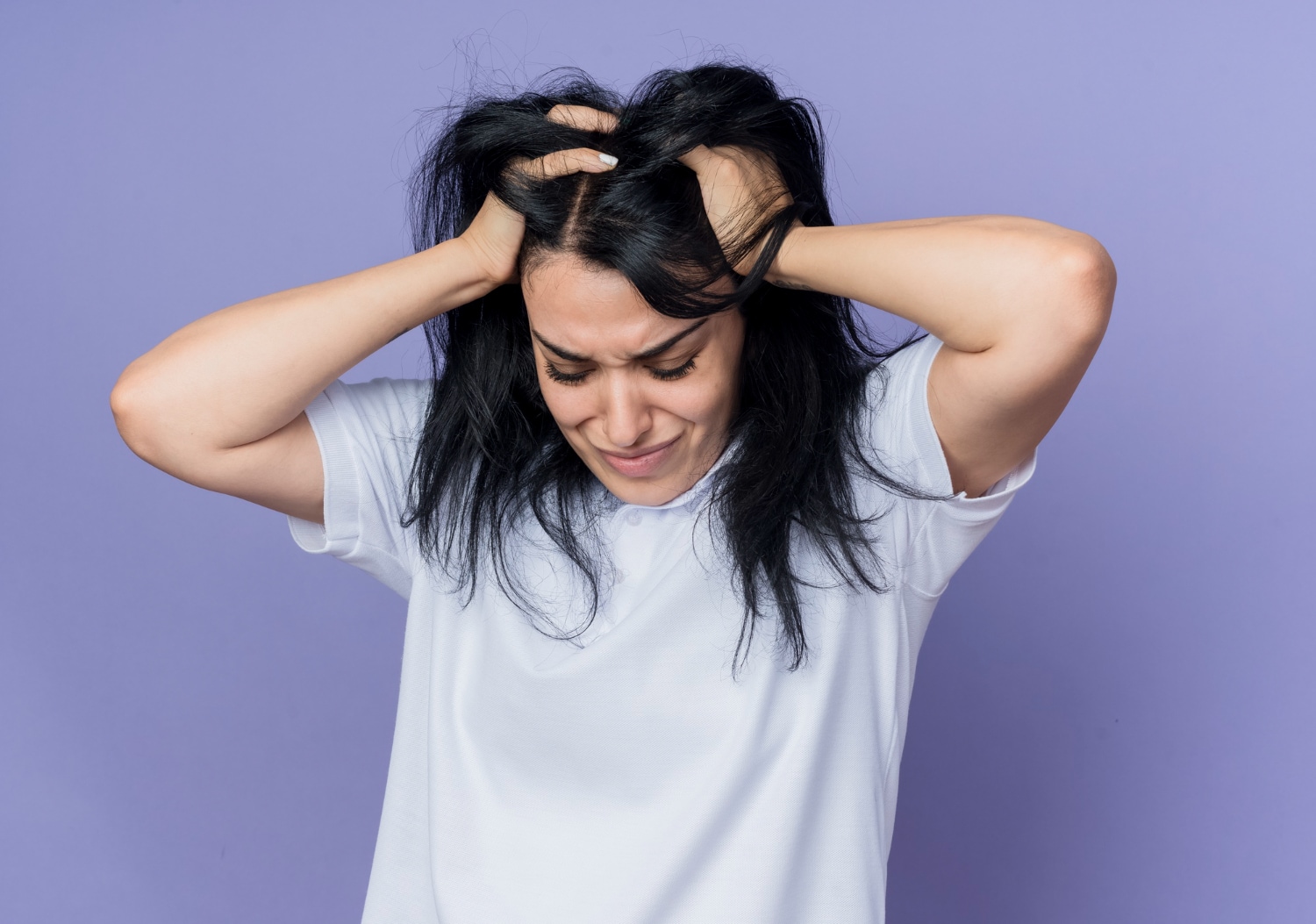 Does stress make you pull your hair? (Picture credit: Freepik) Does stress make you pull your hair? (Picture credit: Freepik)