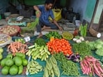 Inflation in potatoes, tomatoes, motor cars and jeeps, lady's fingers, and coconuts remained negative.(ANI Photo)