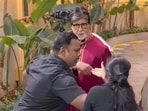 Amitabh Bachchan refuses to shake hands with fans.