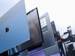 An expanded view of Surface Laptop Ultra stands on display at Microsoft Windows & Surface event where new on-device AI capabilities for Windows PCs using Nvidia's new RTX Spark chips were announced, in San Francisco. (REUTERS FILE PHOTO)