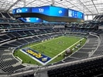 General view inside SoFi Stadium prior to the game between the Los Angeles Rams and the Buffalo Bills. 