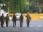 Heavy security barricades are all around the roads of Jantar Mantar in view of a protest call by AISA and CJP against CEC Gyanesh Kumar in New Delhi.