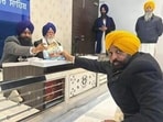 Punjab chief minister Bhagwant Mann appearing before Akal Takht acting jathedar Giani Kuldeep Singh Gargaj on January 16, 2026. Mann claimed the viral video is doctored and AI-generated. (HT file photo) Punjab chief minister Bhagwant Mann appearing before Akal Takht acting jathedar Giani Kuldeep Singh Gargaj on January 16, 2026. Mann claimed the viral video is doctored and AI-generated. (HT file photo)