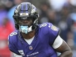  Lamar Jackson remains sidelined with an ankle injury.