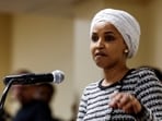 US Rep. Ilhan Omar pictured,