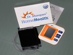 Dr Morepen BP-14 blood pressure monitor used for tracking BP at home.