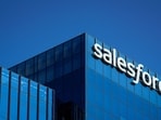 Salesforce stock rises after Bank of America upgrades its rating on AI growth. (Photographer: Al Drago/Bloomberg)