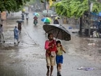 The rain brought relief from warm conditions and improved the air quality.