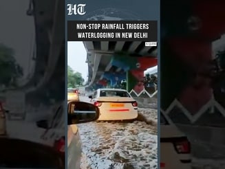 Delhi Rains: Heavy Downpour Triggers Waterlogging Across Delhi NCR | HT India