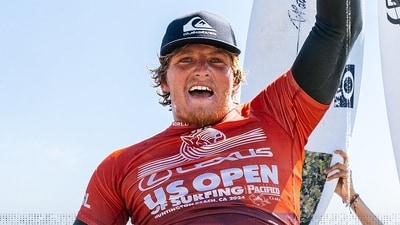 Alan Cleland Jr's next scheduled appearance was expected to come at Banzai Pipeline in Hawaii. (X @WSL) Alan Cleland Jr's next scheduled appearance was expected to come at Banzai Pipeline in Hawaii. (X @WSL)