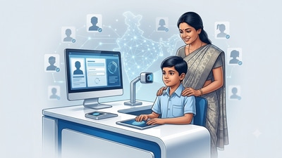 <p><strong>'బాల్ ఆధార్' దరఖాస్తు విధానం- </strong>బాల్ ఆధార్ కోసం ఆన్లైన్ ద్వారా ముందుగా అపాయింట్మెంట్ బుక్ చేసుకోవచ్చు లేదా నేరుగా సమీపంలోని 'ఆధార్ సేవా కేంద్రం' లేదా మీసేవ కేంద్రాన్ని సందర్శించవచ్చు.</p> <p><strong>'బాల్ ఆధార్' దరఖాస్తు విధానం- </strong>బాల్ ఆధార్ కోసం ఆన్లైన్ ద్వారా ముందుగా అపాయింట్మెంట్ బుక్ చేసుకోవచ్చు లేదా నేరుగా సమీపంలోని 'ఆధార్ సేవా కేంద్రం' లేదా మీసేవ కేంద్రాన్ని సందర్శించవచ్చు.</p>
