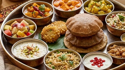 Navratri Thali (Photo: AI Generated) Navratri Thali (Photo: AI Generated)