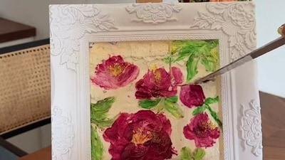 Dubbed the ‘cake canvas’, the trend is pulling in millions of views across social media. (Photo: Instagram) Dubbed the ‘cake canvas’, the trend is pulling in millions of views across social media. (Photo: Instagram)