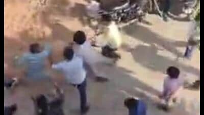 Screengrab from the viral video (Sourced)