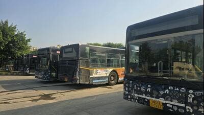 The company said services would resume only after at least part of the dues was cleared. As per the concessionaire, an amount of ₹15 crore is owed to them. (HT Photo) The company said services would resume only after at least part of the dues was cleared. As per the concessionaire, an amount of ₹15 crore is owed to them. (HT Photo)