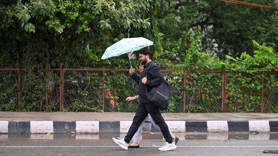 The short spell of rain comes after Gurugram witnessed nearly two weeks of dry weather. (Parveen Kumar/Hindustan Times/ Representational)