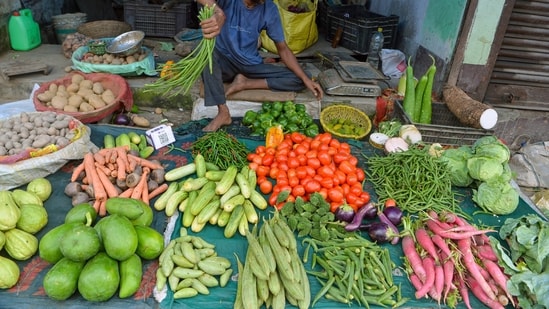 Inflation in potatoes, tomatoes, motor cars and jeeps, lady's fingers, and coconuts remained negative.