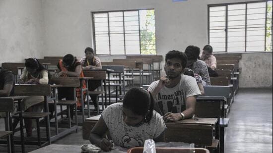 Examination centres may now be allotted based on the PIN code of the college where students complete Class 12. (HT Photo)