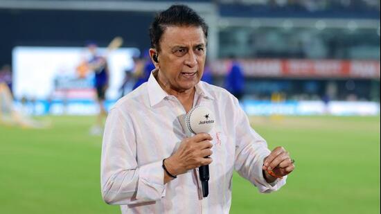 Former India skipper Sunil Gavaskar doing commentary during the India-West Indies second T20I in Ranchi on Friday. (ANI)
