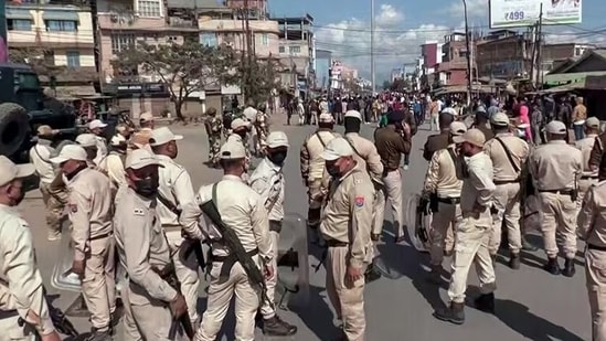 As a precautionary measure, the district magistrate of Kamjong district imposed prohibitory orders within a 400-metre radius of Chassad police station. (HT_PRINT)
