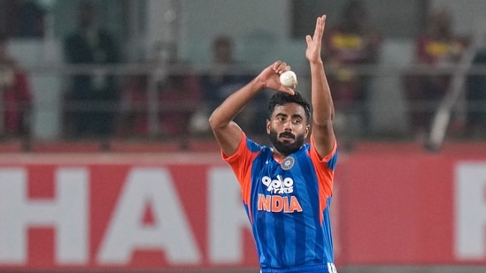 Naman Dhir dismissed Kamil Pooran in the third T20I against the West Indies. 