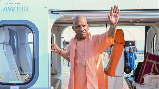 Uttar Pradesh chief minister Yogi Adityanath (Handout via PTI)