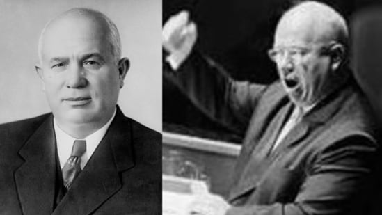 Nikita Khrushchev, then First Secretary of the Communist Party of the Soviet Union.