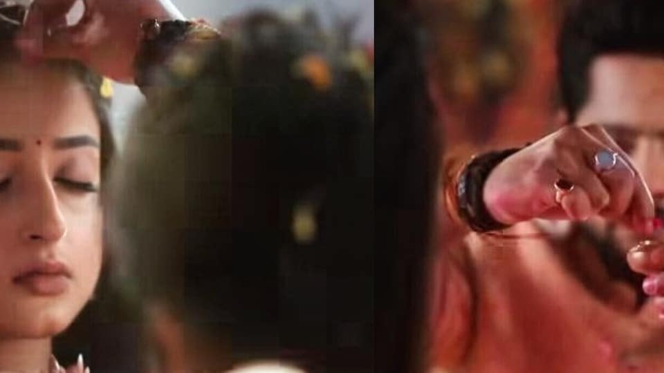 পল্লবীকে সিঁদুর পরিয়ে দিল আদিত্য