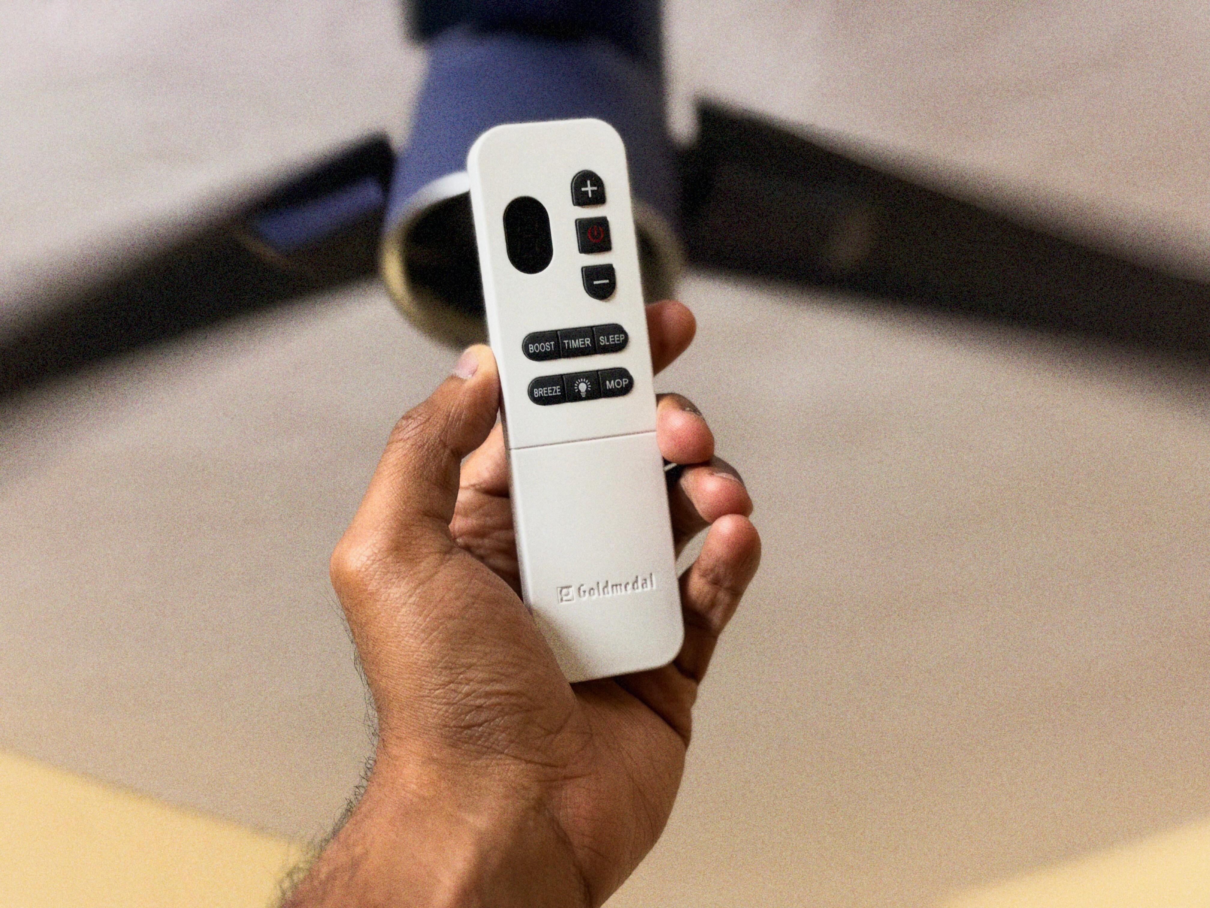 Goldmedal Spacio BLDC Fan offers a functional remote. (Hindustan Times) Goldmedal Spacio BLDC Fan offers a functional remote. (Hindustan Times)