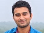 A senior police official said Amit Yadav was wearing his uniform and a helmet and was only a few kilometres from home when the accident took place at 9.30am. (HT Photo)