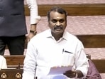 New Delhi, Aug 13 (ANI): MoS L. Murugan speaks in the Rajya Sabha during the Monsoon session of Parliament, in New Delhi on Thursday. (Sansad TV/ANI Video Grab)